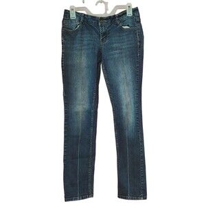 Paris Blues Skinny Leg Medium Wash Jeans Juniors size 7
